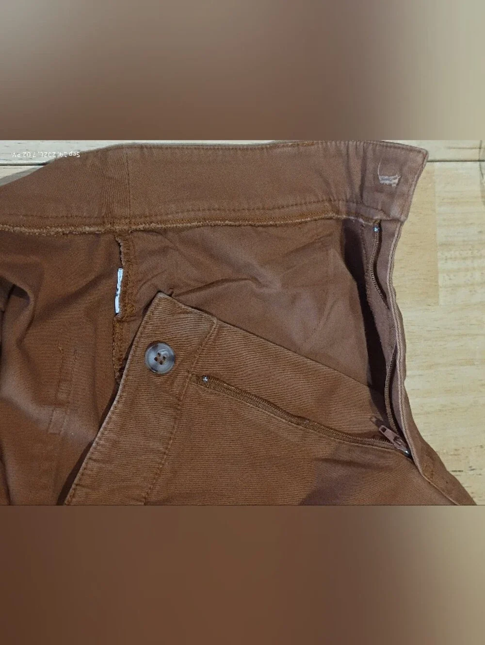 Forever 21 Brown Denim Skirt